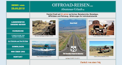 Desktop Screenshot of offroad-reisen.com